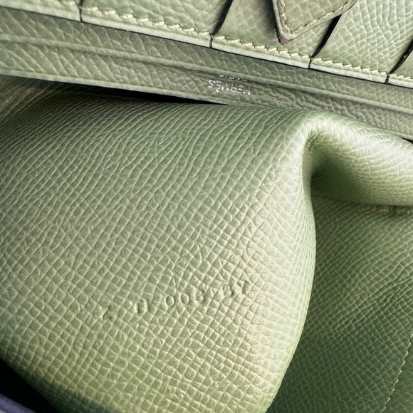 Hermes Bearn Wallet Chevre Mysore Long Authentic - Picture 14 of 14